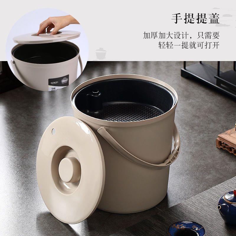 茶桶茶渣桶排水桶功夫茶具配件家用小号茶水桶茶盘茶道茶台垃圾桶