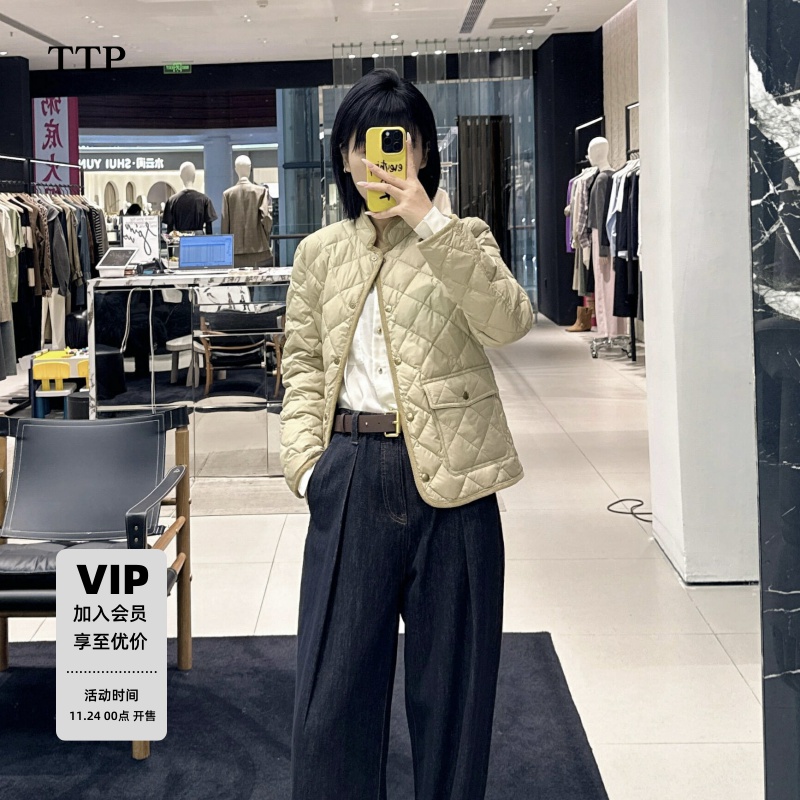 新品鸭绒立领短款羽绒服