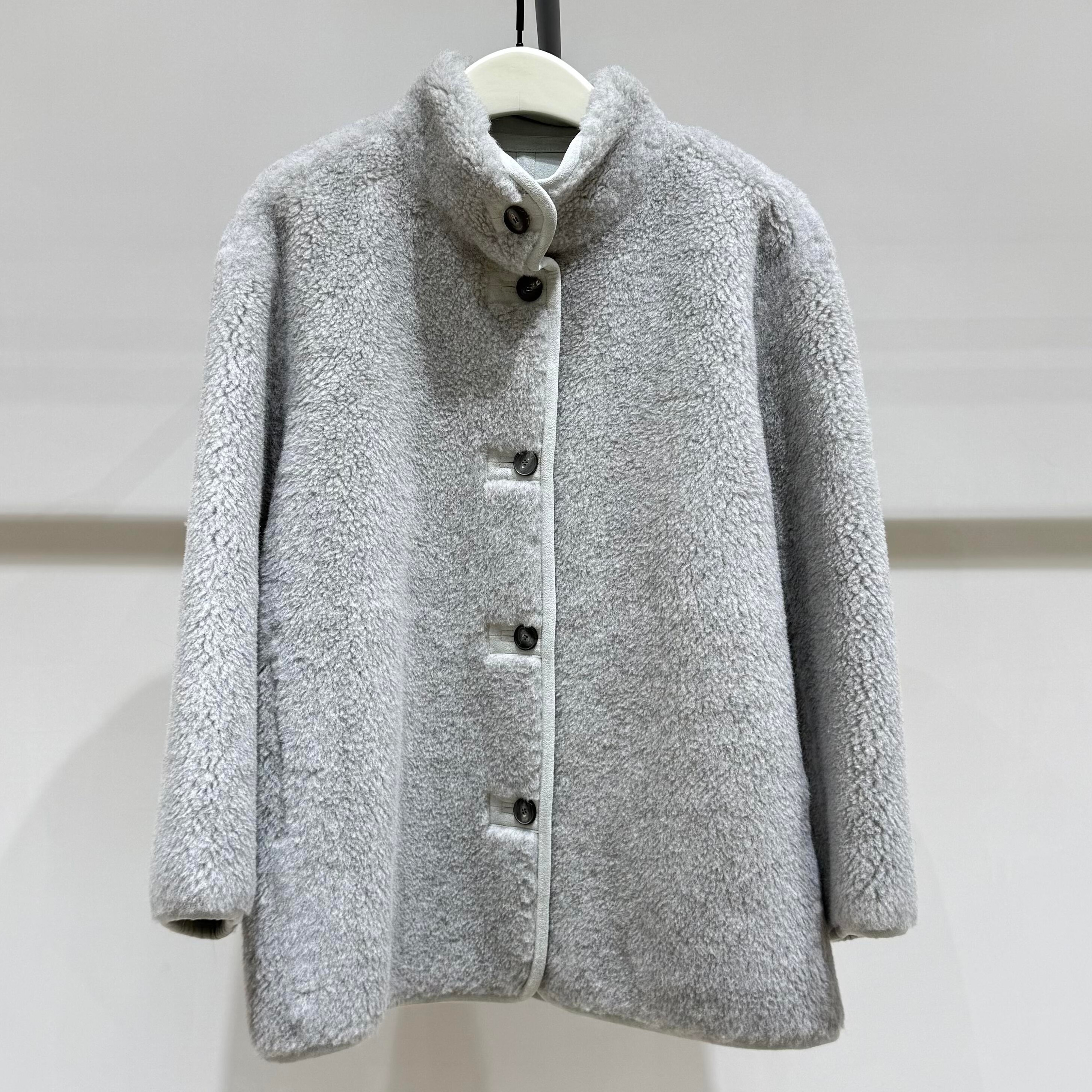 冬季新款皮毛一体羊羔毛外套