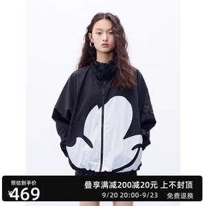 【UPF40+防晒服】2023秋新品米奇系列宽松夹克外套MBC3JKT005