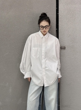 TTP家奥特莱斯商场同款2026春新品条纹衬衫宽松花苞袖TT1214530