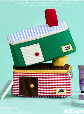 xilepark化妆包旅行便携可爱大容量收纳包收纳袋原创设计洗漱包