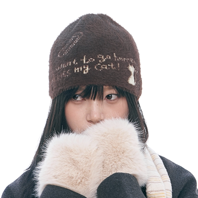 wishmore针织冷帽原创