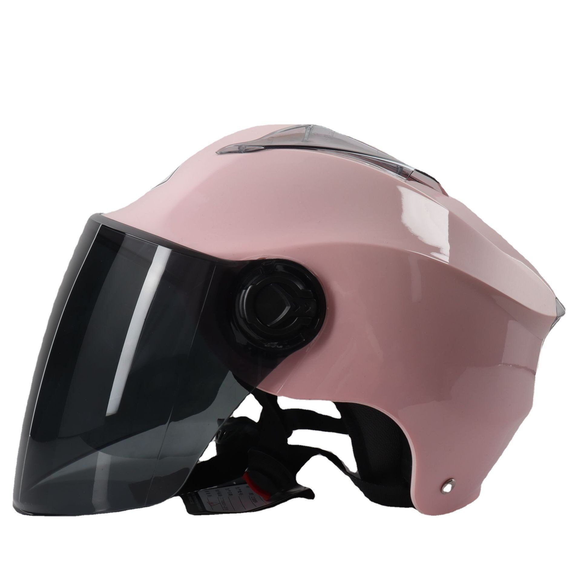 牛角头盔夏季电动车成人男女通用四季安全帽高级内衬透气