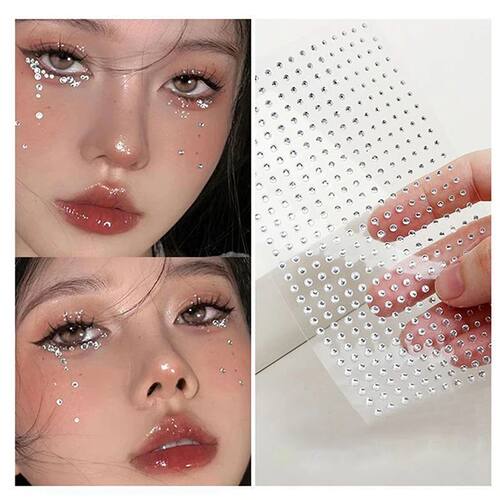 New Diy Eyes Face Self Adhesive Makeup Temporary Tattoo Beau