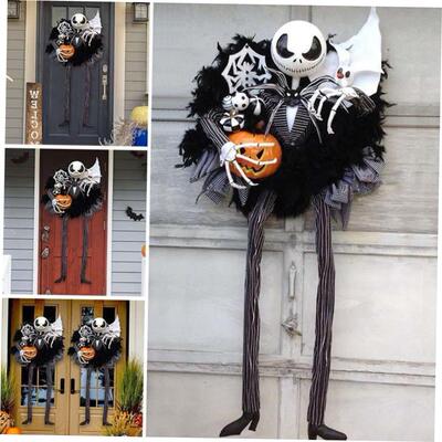 Yihong Halloween Cry Pumpkin Garland Door Hanging Festival P