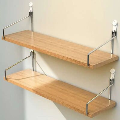 Floating Shelves for Wall Bookshelves No-Punch Wall Mounted