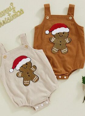 Christmas Newborn Baby Boys Girls Rompers Clothes 0-18M Ging
