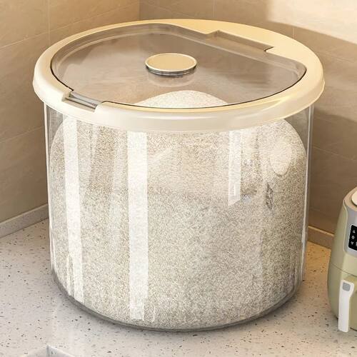 Premium Kitchen Grain Storage Bin with Insect-Proof Seal , P