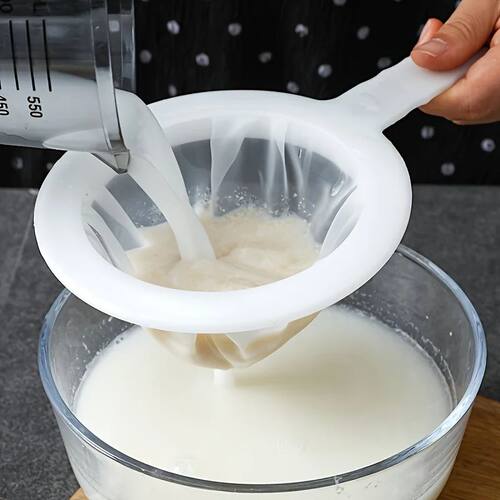 100 Mesh Fine Mesh Strainer, Hanging Food Filter for Wine, T