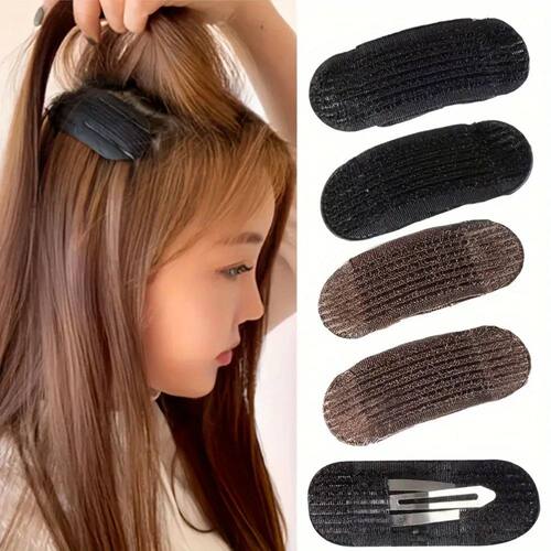 2pcs/set Invisible High Skull Hair Fluffy Hair Cushion, Bang