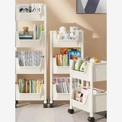 Mobile bathroom bedroom trolley storage rack移动手推车储物架