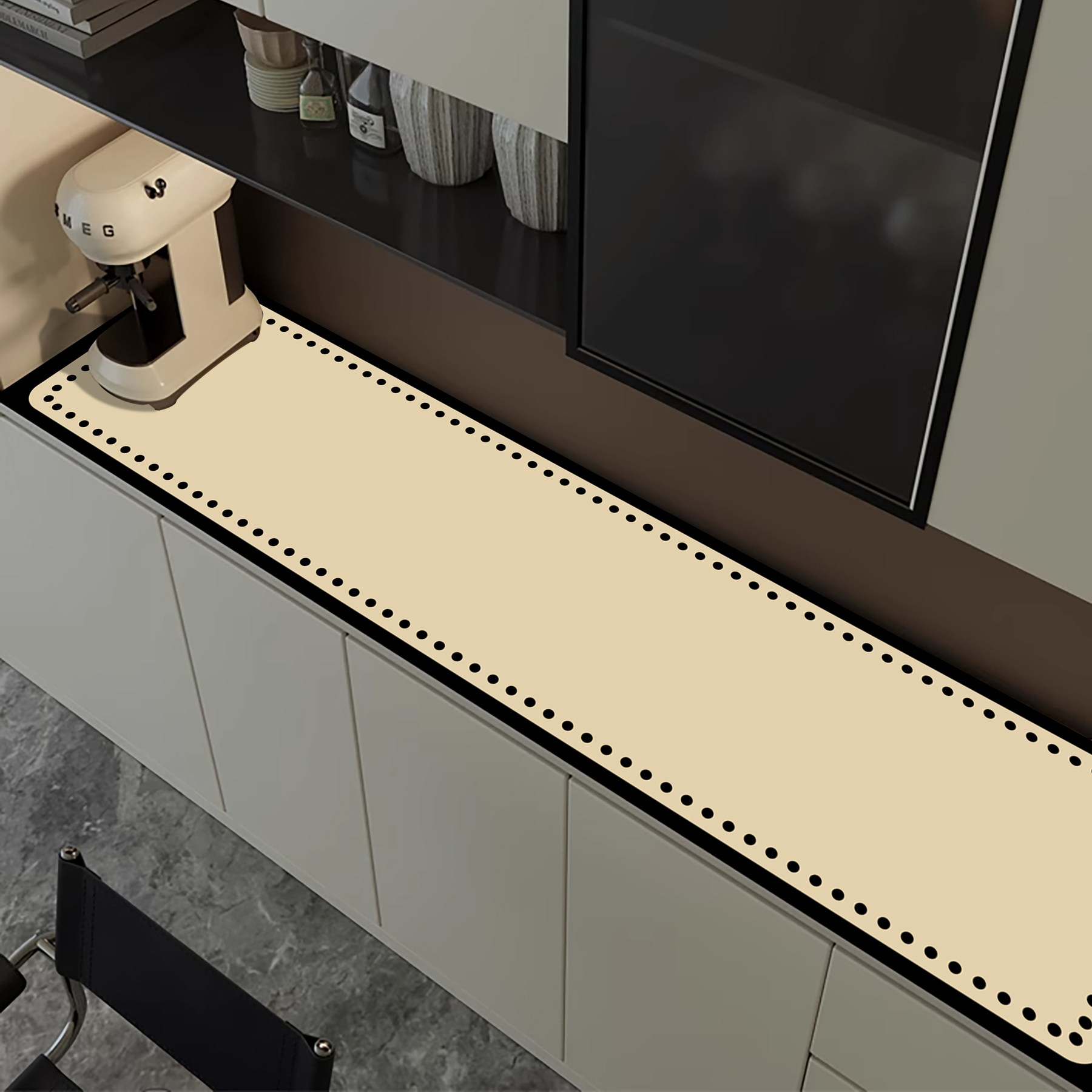 氛围高级感餐边柜玄关柜保护垫子入户鞋柜吸水垫台面电视柜餐桌布,居家布艺,桌布,淘宝优惠券,粉丝福利购,淘宝优惠卷