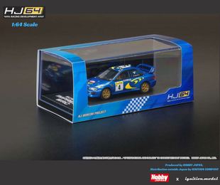 IG + Hobby Japan 1:64 SUBARU IMPREZA WRC 1997 #4 汽车模型