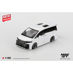 MINI GT 1:64 丰田Toyota Vellfire 40 KUHL White白 汽车模型