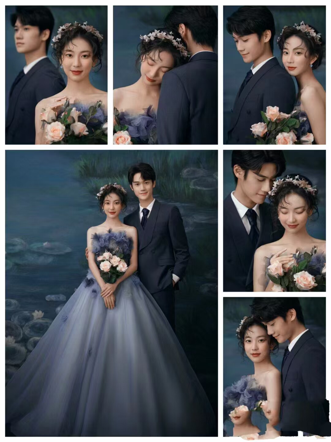法式油画影楼复古油画喷绘高级感工作室婚纱摄影拍照背景布肌理