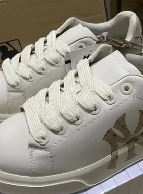 适配M洋基队LB 1.2cm宽扁鞋带Chunky Liner厚底板鞋带米色NY鞋带