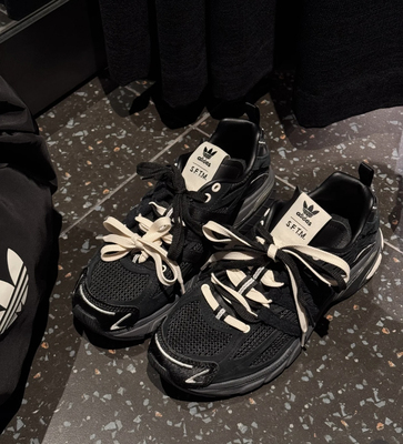 适配阿迪复古跑步鞋SFTM鞋带元祖灰2002r米白色匡式原装鞋带