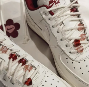 适配 NIKE耐克空军一号龙年情人节鞋扣鞋带扣AF1樱花串珠配饰配件