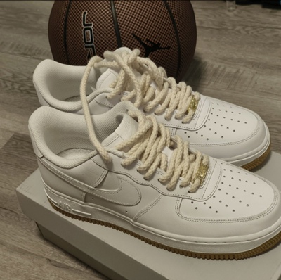 白生胶空军一号AF1麻绳鞋带