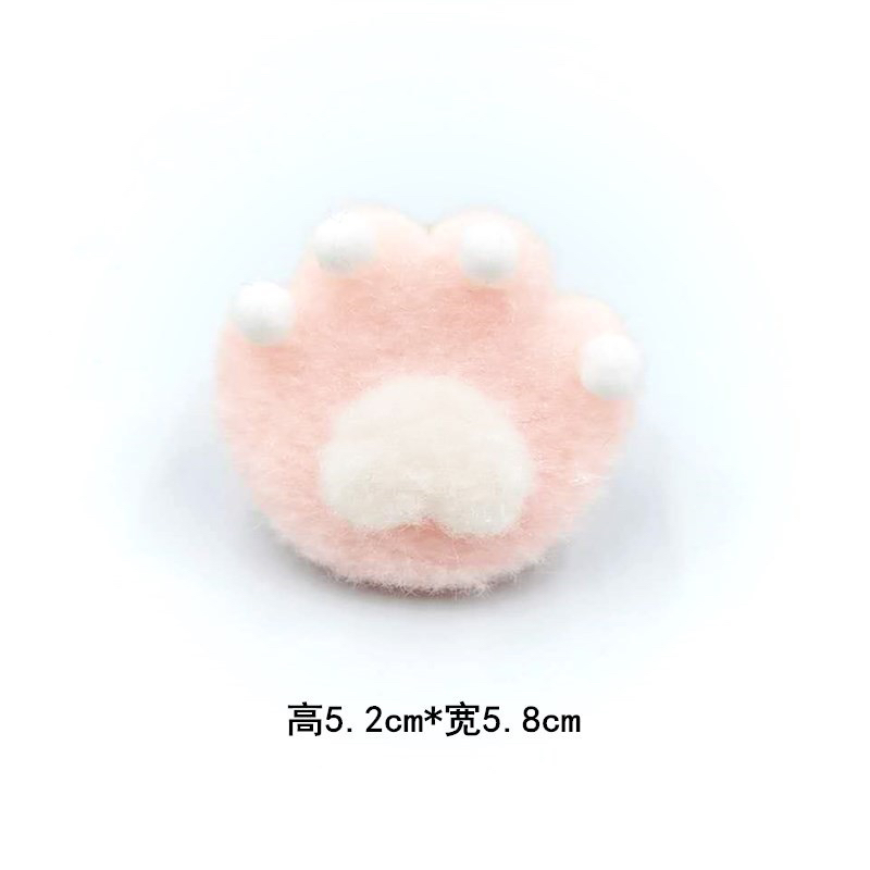 可爱毛绒猫爪鞋带扣适配AJ1Low低帮板鞋日系卡通少女心配饰鞋扣