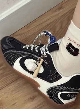 适用于OLDORDER涡轮德迅鞋运动风鞋花复古棒球高尔夫miu风挂装饰