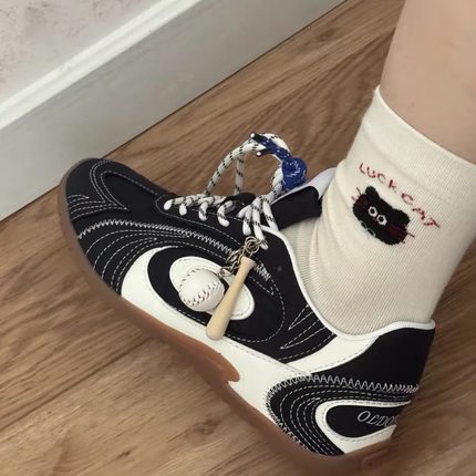 适用于OLDORDER涡轮德迅鞋运动风鞋花复古棒球高尔夫miu风挂装饰