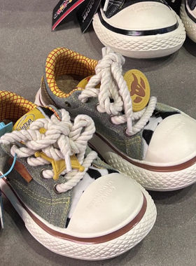 适配oldorder帆布鞋diy免打孔8mm粗麻绳鞋带装饰配件黑色米色鞋绳