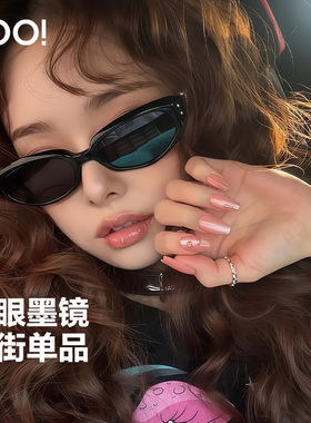 rococo墨镜优睛2026新款太阳镜女防紫外线防晒开车旅游GM猫眼镜框