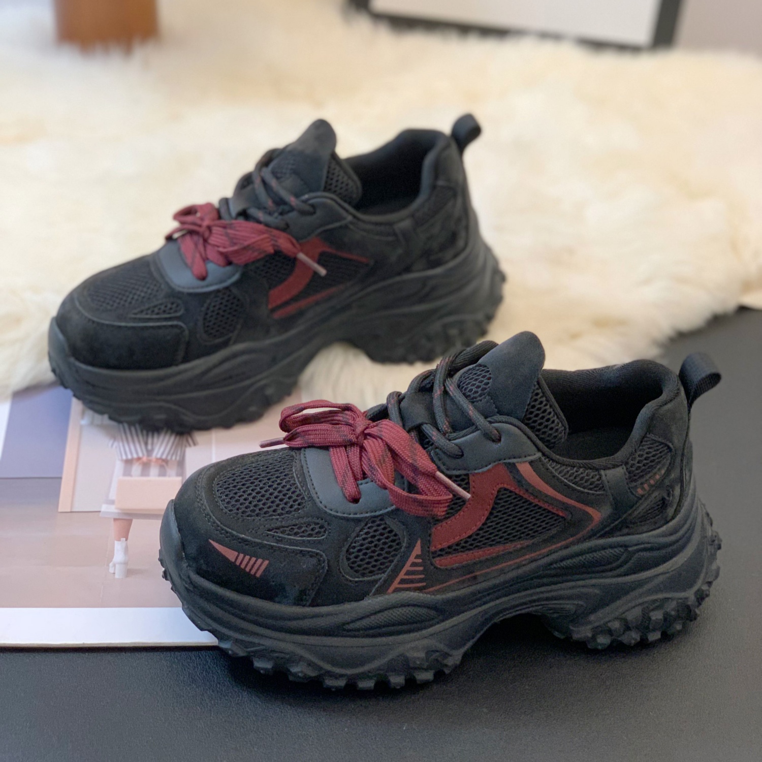 时尚超火复古百搭老爹鞋高级感