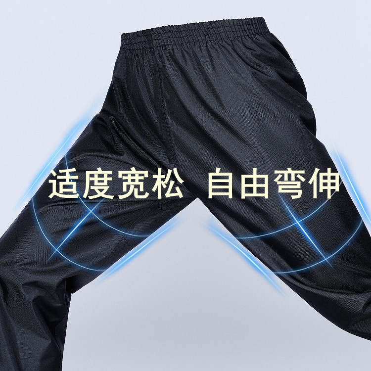 防水雨裤男款女士下半身柔软耐磨外卖骑行劳保工地防暴雨裤子分体