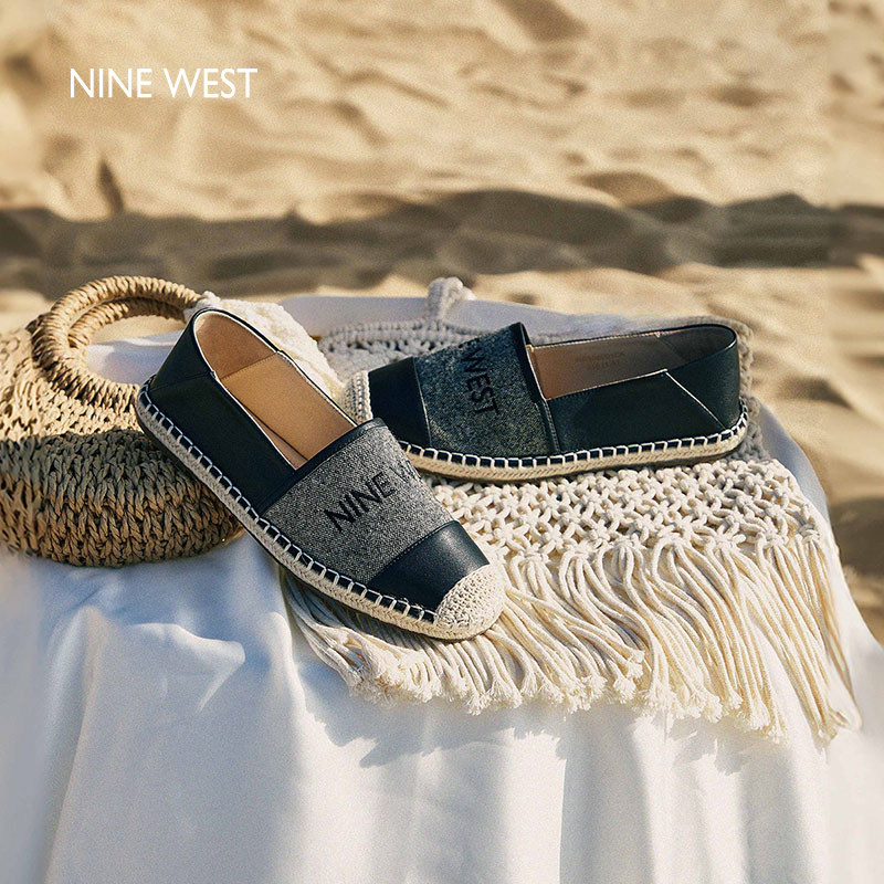 Nine West/玖熙编织透气两穿渔夫鞋女秋冬新款休闲一脚蹬女鞋,女鞋,渔夫鞋,淘宝优惠券,粉丝福利购,淘宝优惠卷