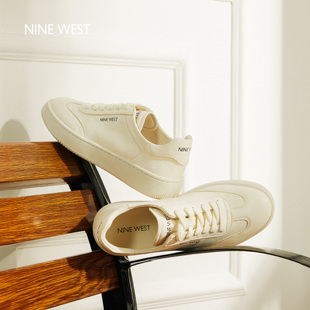 West 透气百搭软底运动休闲鞋 玖熙厚底小白鞋 新款 女2025夏季 Nine