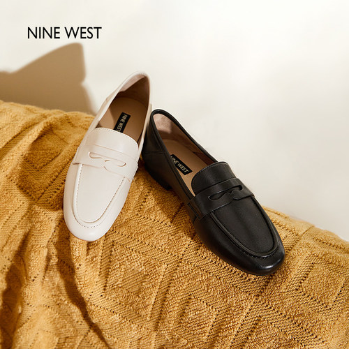 NineWest/玖熙英伦风乐福鞋
