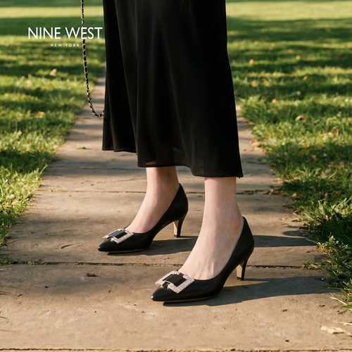 NineWest/玖熙尖头单鞋女