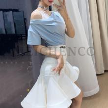 美辰拉丁舞服装夏季新款荡领宽松练功服短袖上衣舞蹈服女成人