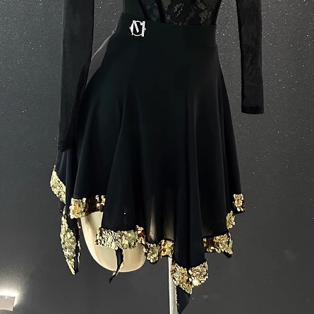 美辰拉丁舞半身裙2025新款舞蹈服