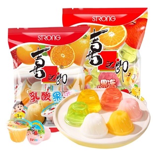 喜之郎乳酸果冻360g量贩箱装混合口味零脂休闲儿童零食一整箱