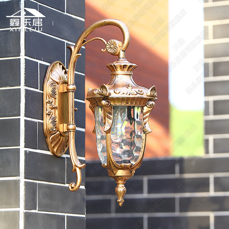 防水壁灯户外欧式覆古别墅大门口阳台外墙院子露台家用室外庭院灯