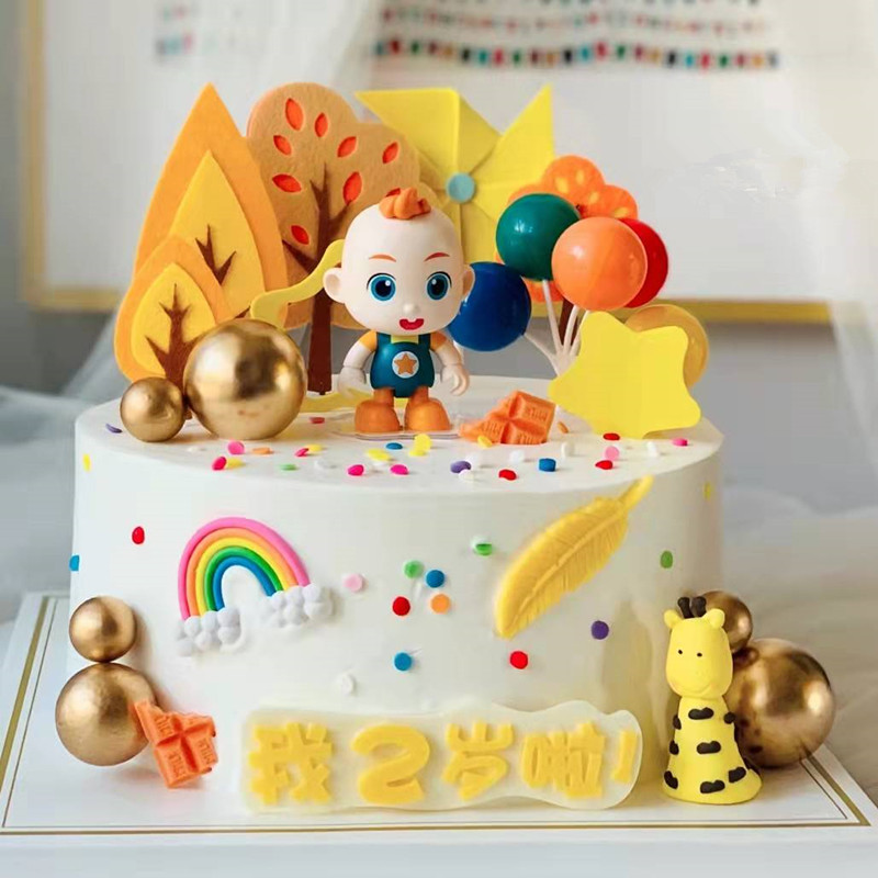 超级宝贝蛋糕装饰摆件网红儿童周岁宝宝生日烘焙甜品台装扮插件