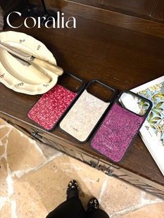Coralia原创设计美式豹纹宫廷图腾植物花卉纹理时髦复古黑边硬壳磁吸款手机壳iphone17promax