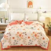 豆豆绒加绒被子3D安抚豆豆春秋被AB版 单双人学生宿舍加厚毯秋冬被