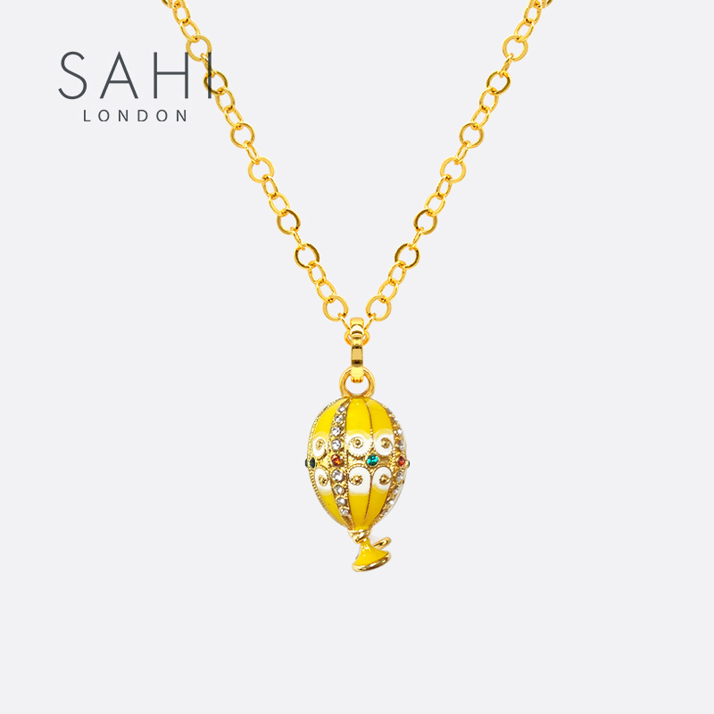 SAHI告白气球黄色气球项链