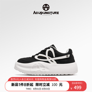 ACUPUNCTURE/爱克佩特圈A春新款时尚运动休闲鞋女厚底增高小白鞋