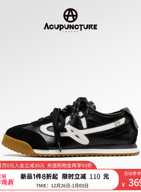 ACUPUNCTURE/爱克佩特圈A秋新款时尚复古阿甘德训鞋女休闲平底鞋
