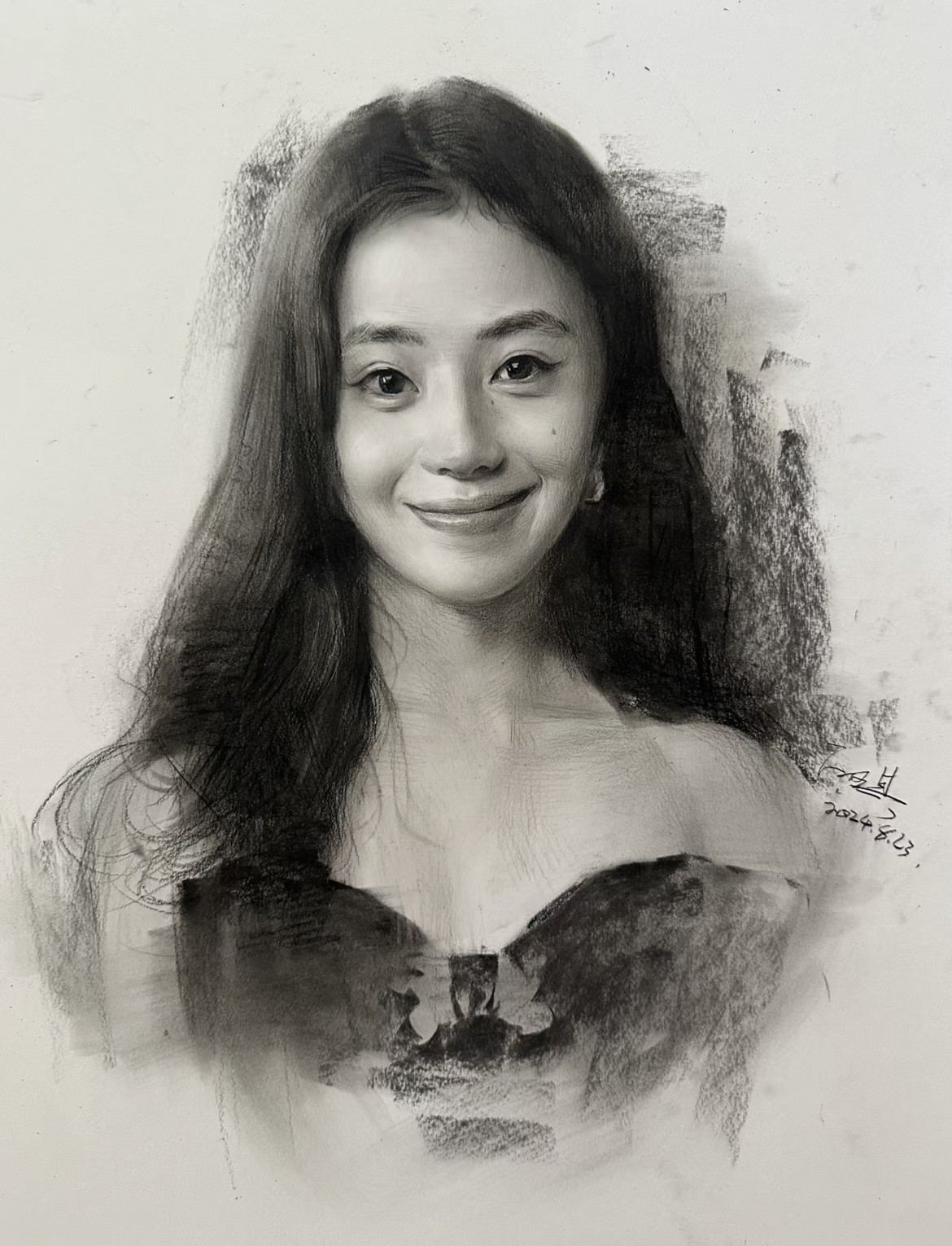 素描画像手绘画彩铅画人物肖像代头像定制/手绘真人漫