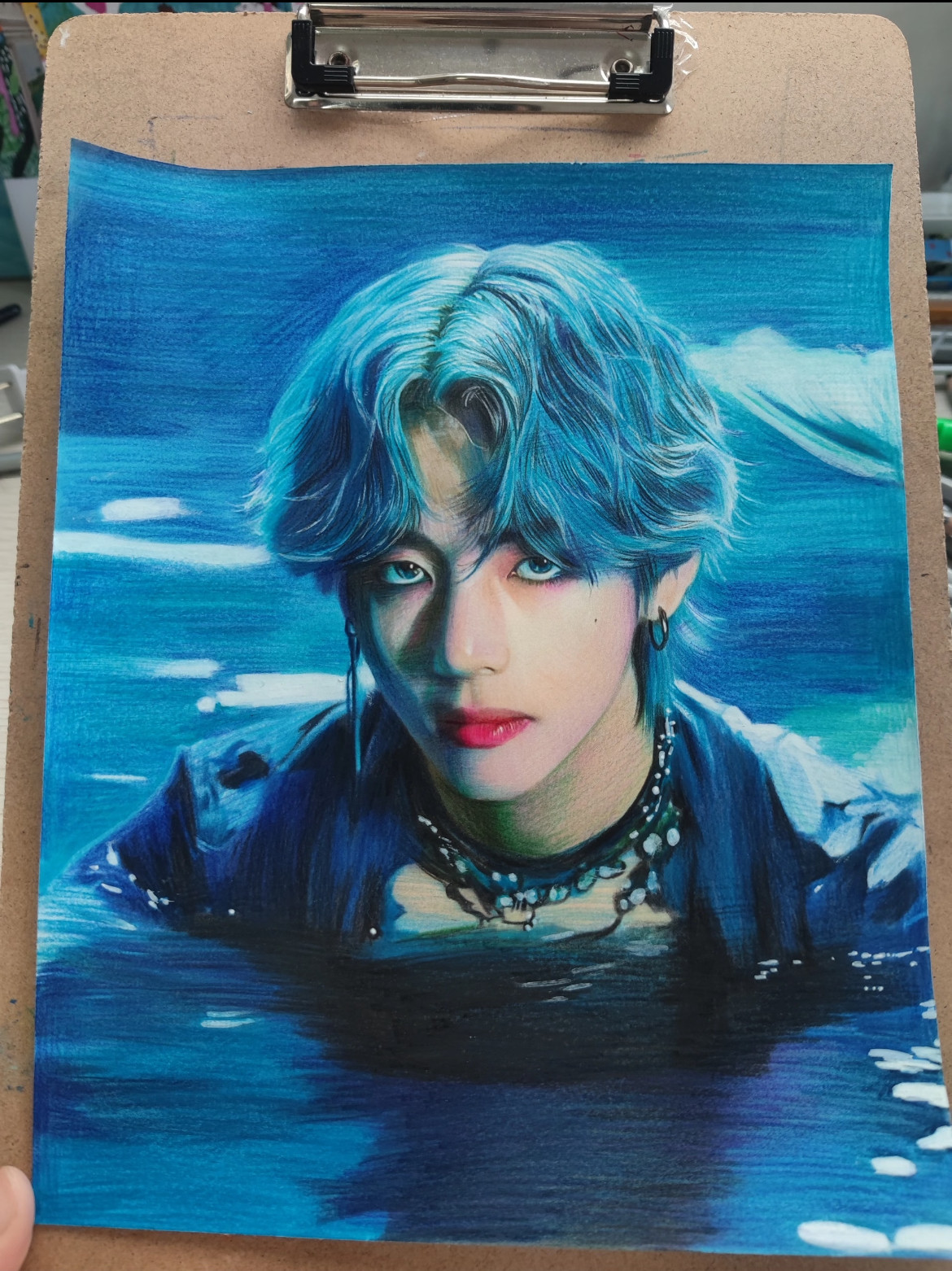 素描画像定制真人照片转手绘彩铅头像定制/手绘真人漫