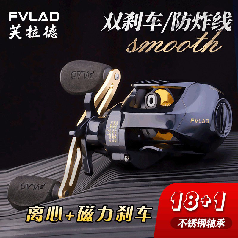 现货批发芙拉德路亚竿水滴轮金属鱼线轮左手右手渔轮鱼竿轮渔具轮