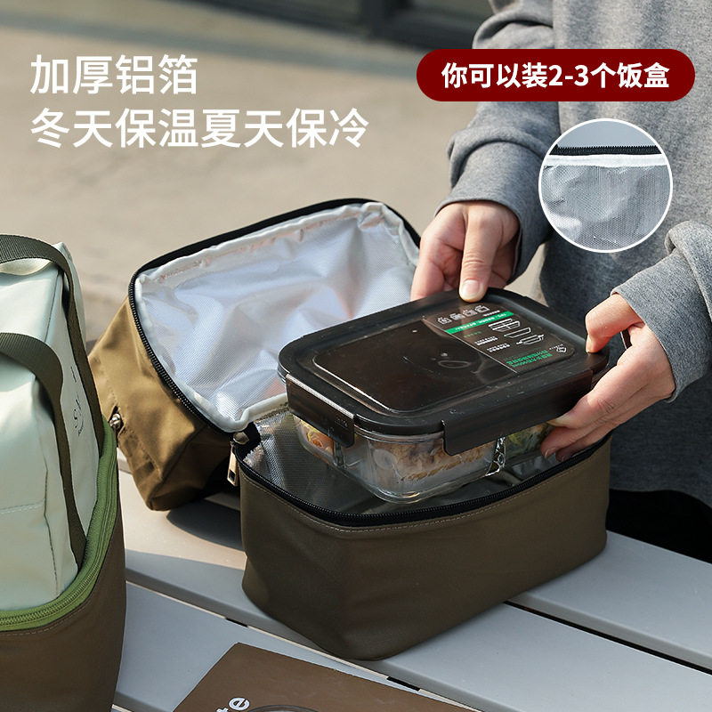 2合1大容量午餐包手拎耐