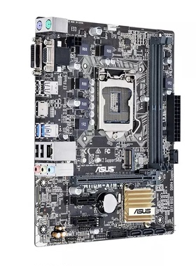 Asus/华硕 H110M-A/M.2 LGA1151 Micro ATX台式机游戏主板 库存